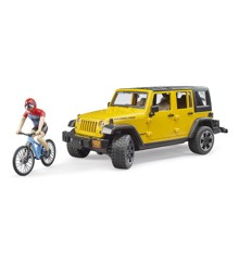 Bruder - Jeep Wrangler Rubicon Unlimitd w/Mountain Bike  (02543)