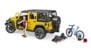 Bruder - Jeep Wrangler Rubicon Unlimitd w/Mountain Bike  (02543) thumbnail-5