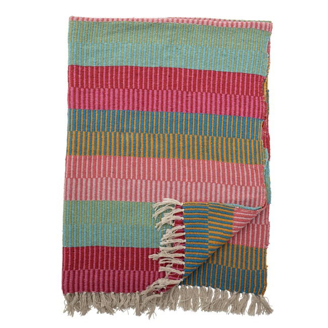 Bloomingville - Isnel Throw Plaid - Recycled Cotton (82051011)