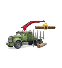 Bruder - MACK Granite Timber Truck w/Loading Crane (02824)