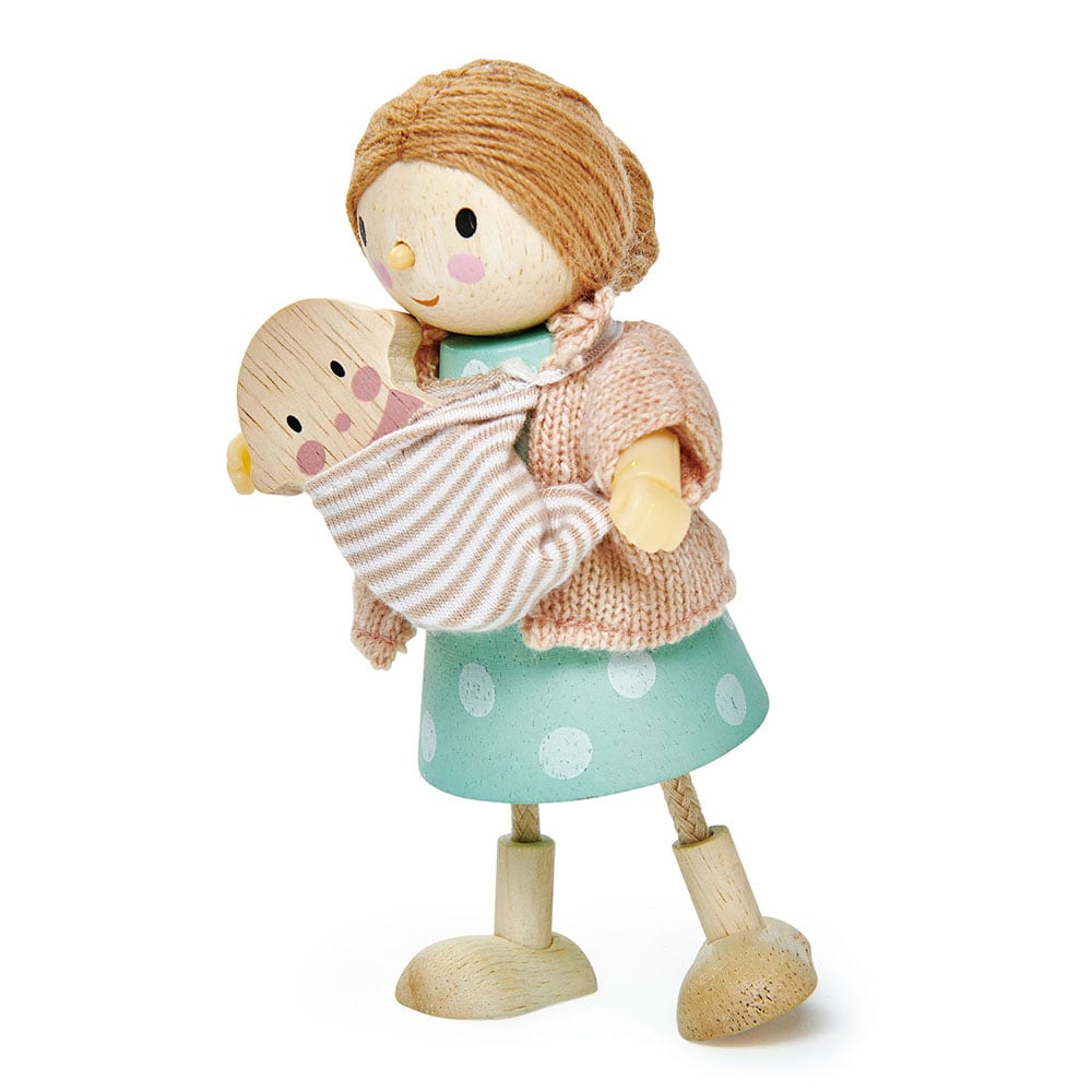Tender Leaf - Dollhouse Figure - Mrs Goodwood and Baby - (TL8144) - Leker