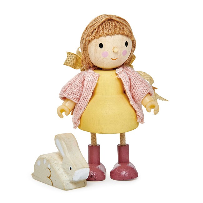 Tender Leaf - Dollhouse Figure - Amy and Rabbit - (TL8146)