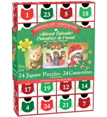 EuroGraphics Puzzle - Puzzle Advent Calendar - Christmas Cats (8924-5737)