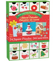 EuroGraphics Puzzle - Puzzle Advent Calendar - Christmas Sweets (8924-5666)