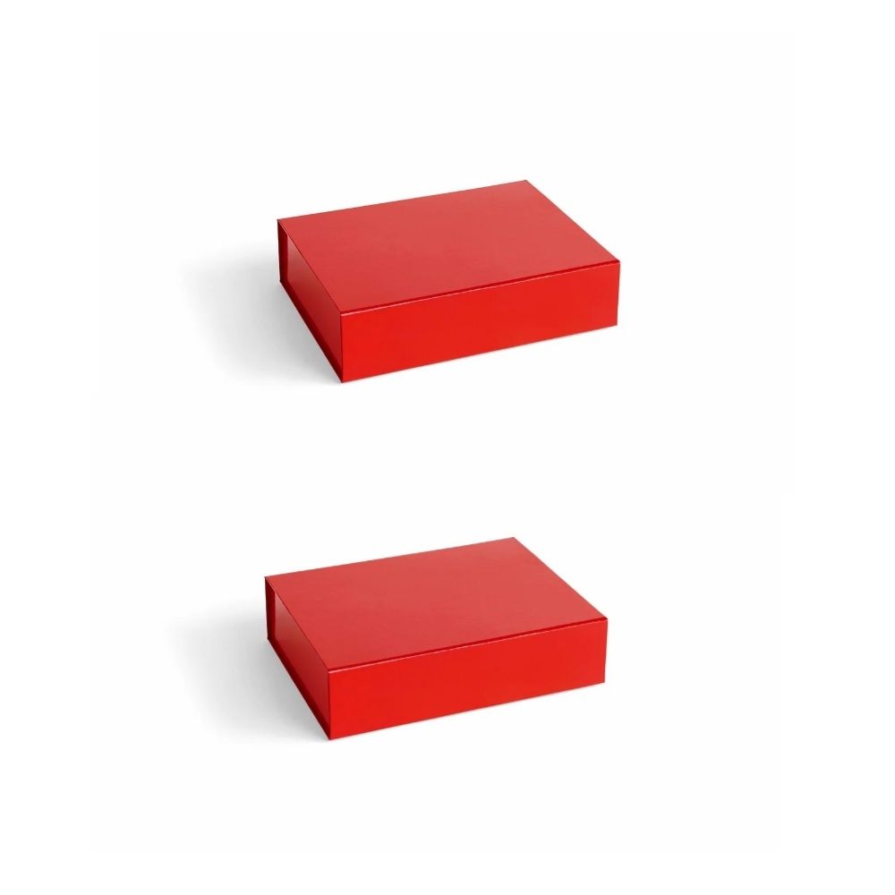 HAY - Colour Storage S - Vibrant red - Set of 2