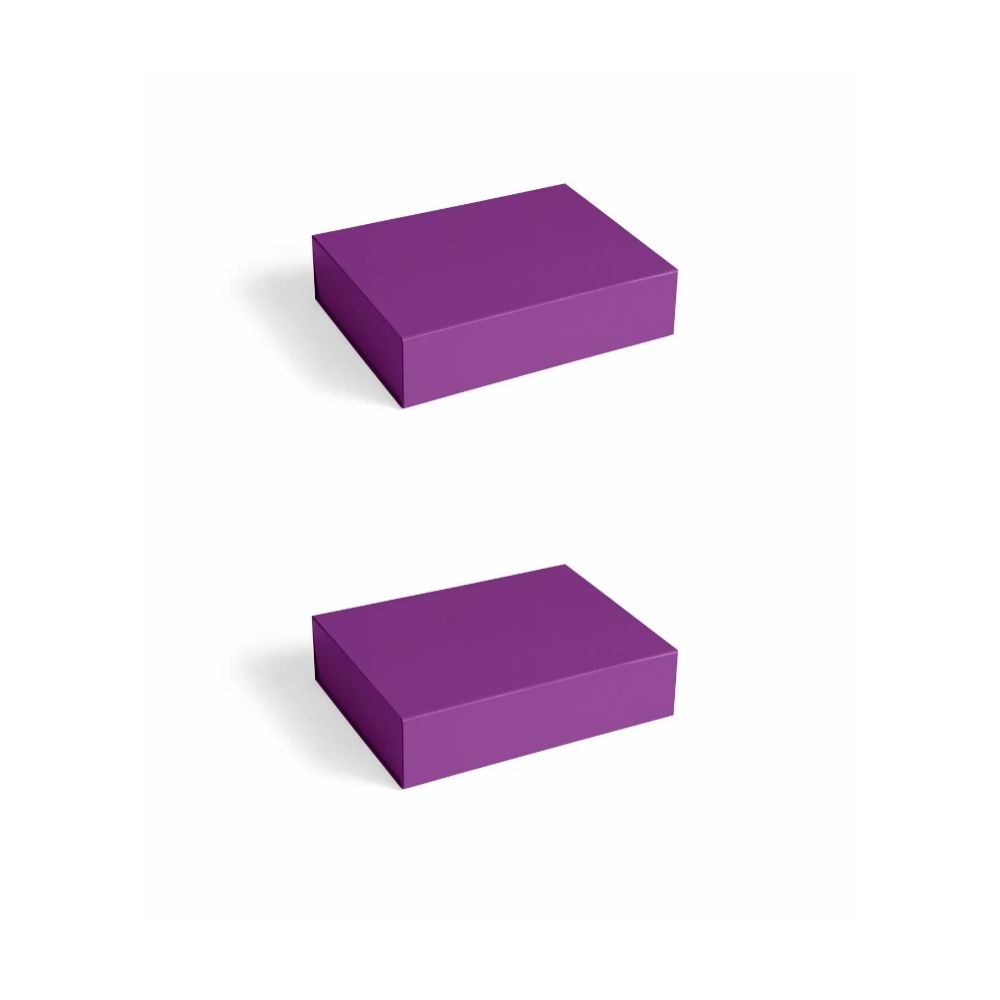 HAY - Colour Storage S - Vibrant purple - Set of 2