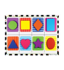 Melissa and Doug - Shapes Chunky Puzzle - 8 Pieces (13730)