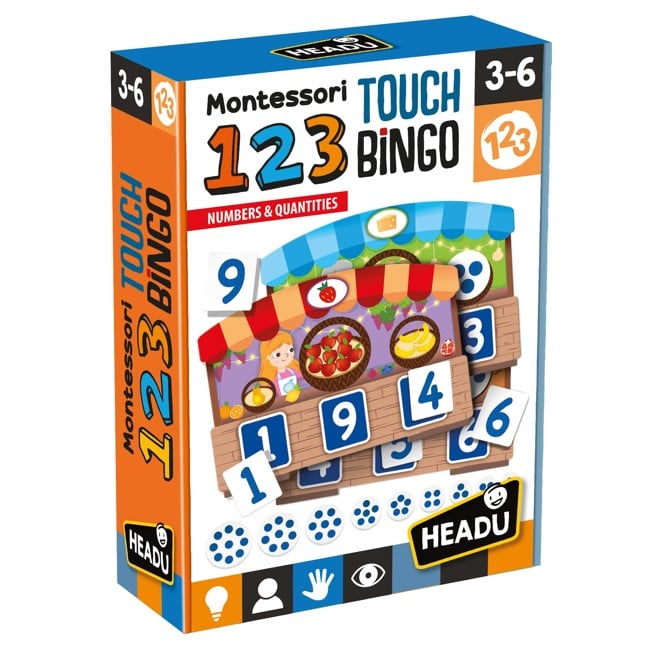 Headu - 123 Montessori Touch Bingo (IT21109)