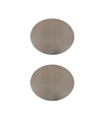 House Of Sander - Snake imitated placemat 2 pcs - Grey