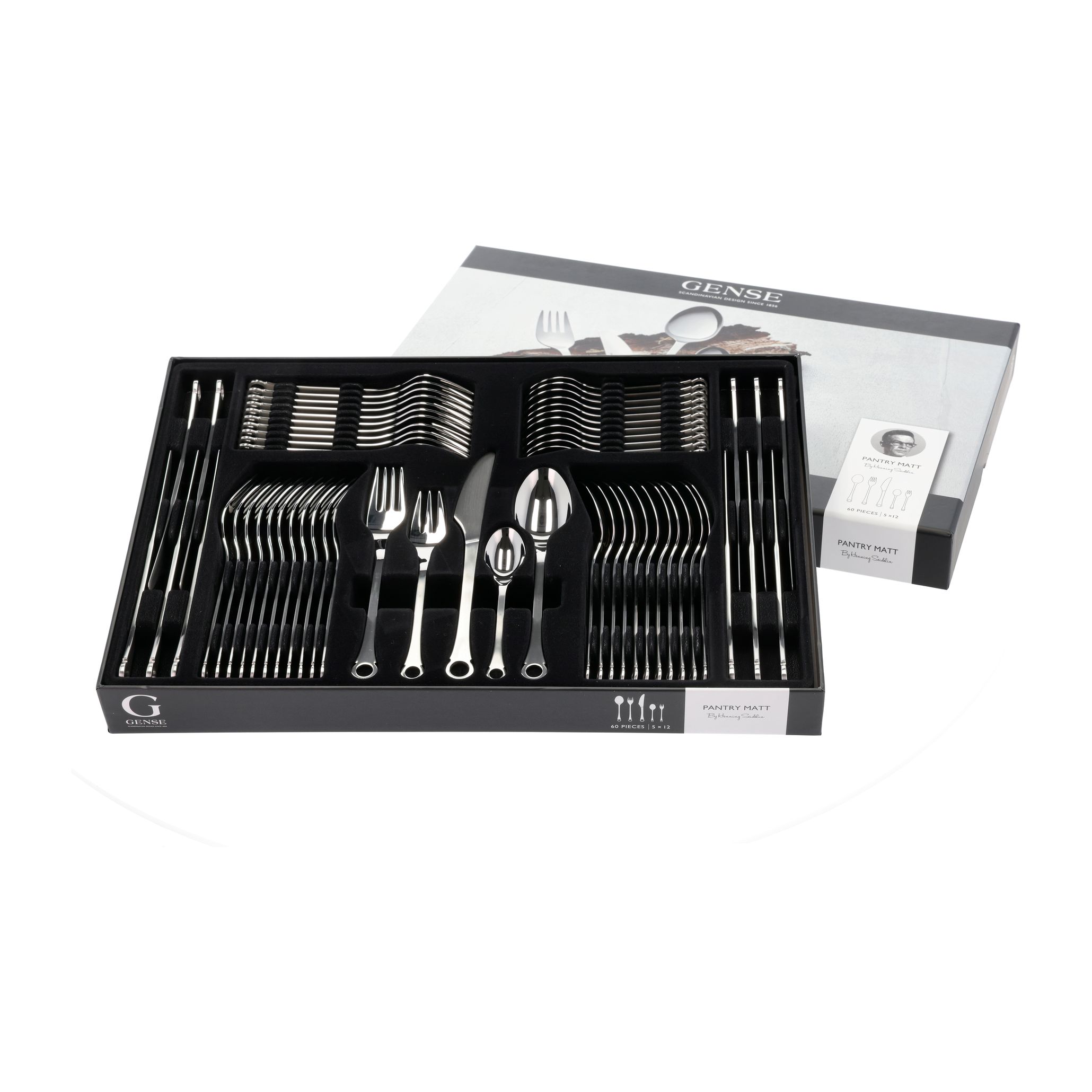 Gense - Pantry cutlery set - Stainless Steel - 60 pcs - Hjemme og kjøkken