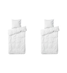 By Nord - 2 set bed linen - 140 x 200 cm - Dagny, Snow / Coal
