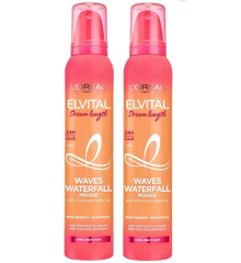 L'Oréal Paris - 2 x Elvital Dream Length Waves Waterfall Mousse 200 ml