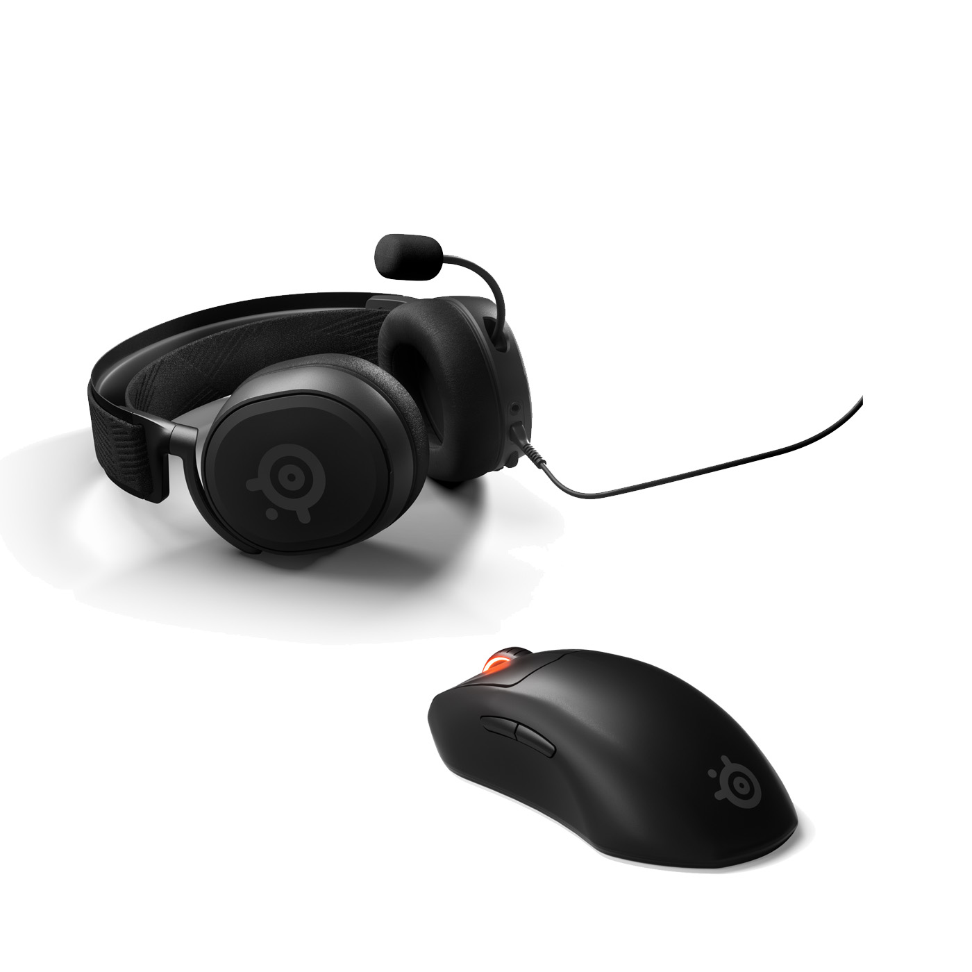 Steelseries - Arctis Prime - Gaming Headset + Prime Wireless Gaming Mouse - Bundle