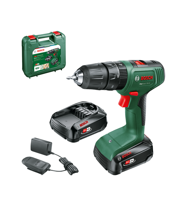 Bosch AKKUSLAGBOREMASKINE EASY 18V-40 2X2AH