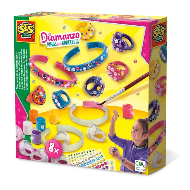 SES Creative - Diamanzo rings and bracelets - (S14706)