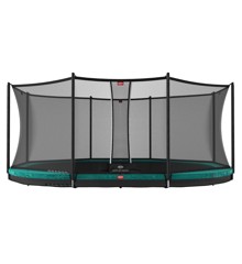 BERG - Grand Favorit InGround 520 Green + Safety Net Comfort (30.23.65.71)