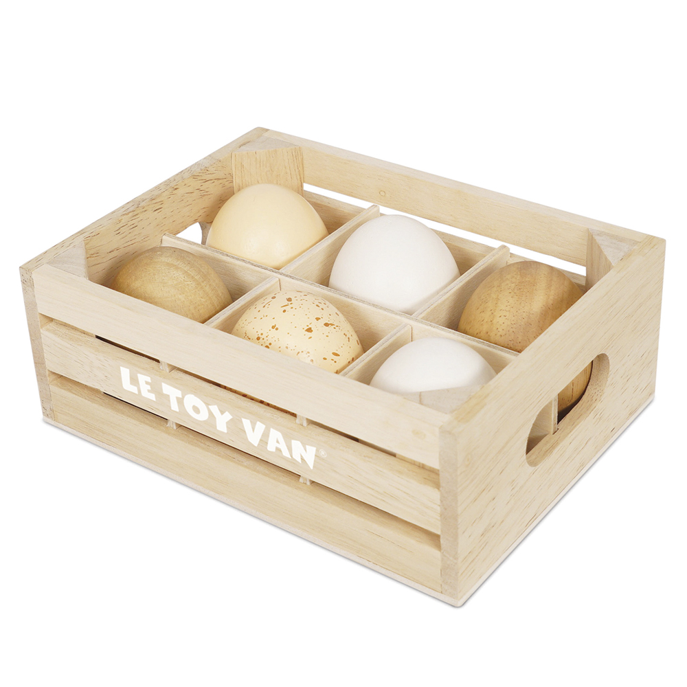 Le Toy Van - Honeybake - Farm Eggs- Half Dozen - (LTV190)