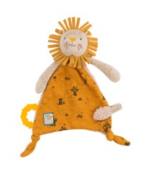 Moulin Roty - Lion comforter with pacifier holder - (669015)