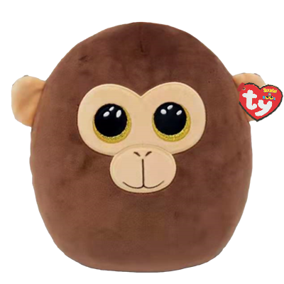 TY Squish a Boo Dunston Brown Monkey 20 cm