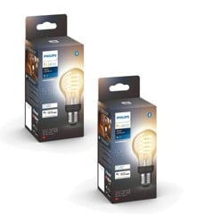 Philips Hue - 2x E27 Filament A60 - White Ambiance - Bundle