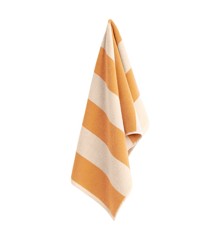 HAY - Frotté Stripe Hand Towel 50x100cm - Varm Yellow (541631)