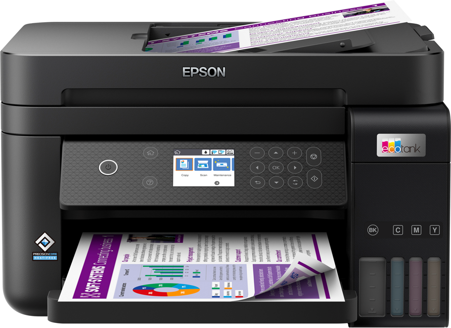 Epson - EcoTank ET-3850 Multifunktion Farveprinter