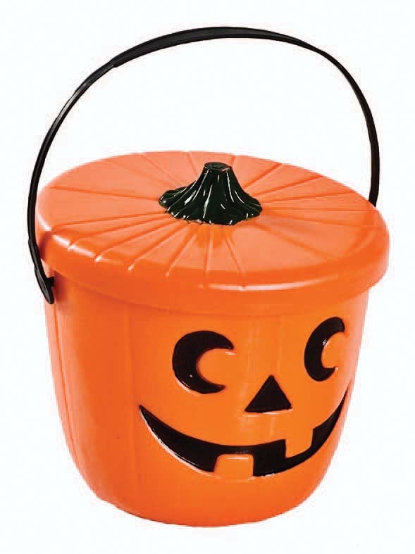 Halloween - Pumpkin Bucket with Lid (43714) - Leker
