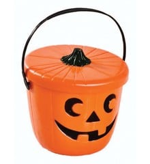 Halloween - Pumpkin Bucket with Lid (43714)