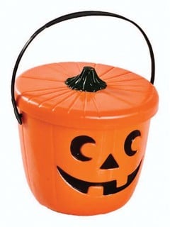 Halloween - Pumpkin Bucket with Lid (43714)