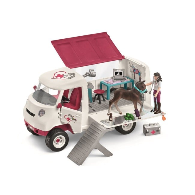 Schleich - Horse Club - Mobil Dyrelæge med Hanoverføl (42439)