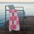 HAY - Check Badehåndklæde 70x136 cm - Pink (541585) thumbnail-2