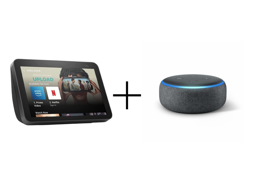 Amazon Echo Show - 2nd gen. + Echo Dot (3rd Gen) - Smart speaker BUNDLE