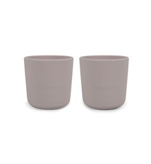 Filibabba - Silicone Cup 2-Pack - Warm Grey (FI-02266)