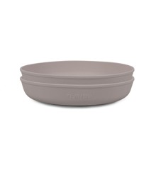 Filibabba - Silicone Plate 2-Pack - Warm Grey (FI-02269)