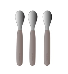 Filibabba - Silicone Spoons 3-Pack - Warm Grey (FI-02257)