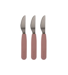 Filibabba - Silicone Knives 3-Pack - Rose (FI-02262)
