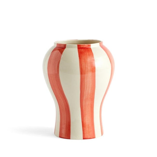 HAY - Sobremesa Stripe Vase S - Red (541543)