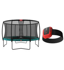 BERG - AirHive + BERG - Champion 430 Trampoline + Deluxe Safety net - Green (35.44.01.03)