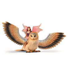 Schleich - Fairy in Flight on Glam Owl (70789)