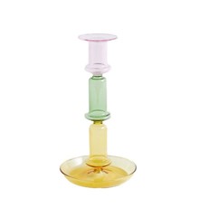 HAY - Flare Candleholder Tall - Pink/Green/Yellow (541483)
