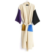 HAY - Waffle Bathrobe - Cream multi (541621)