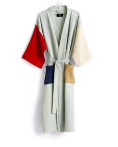 HAY - Waffle Bathrobe - Glacier multi (541622)