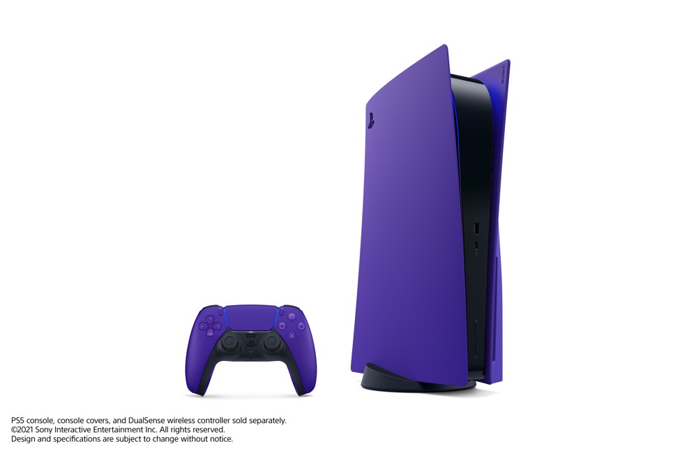 PS5 Standard Cover Galactic Purple