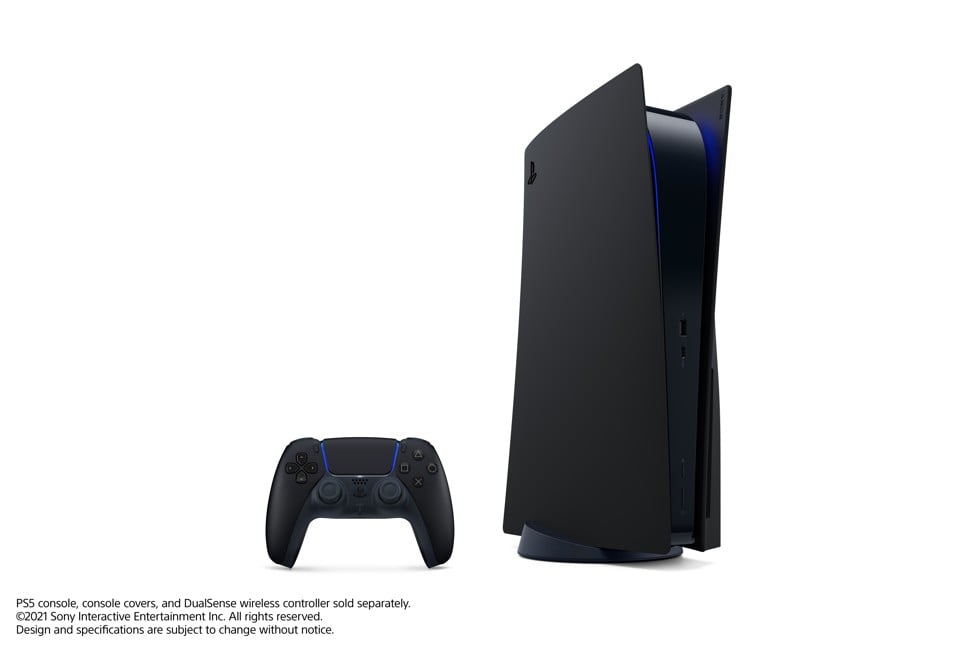 PS5 Standard Cover Midnight Black