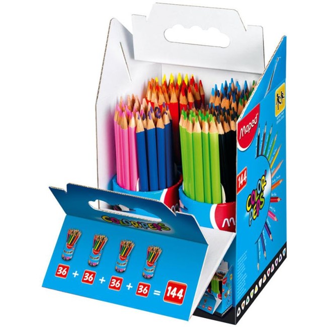 Maped - School Peps Colour Pencils (144 pcs) (832004)
