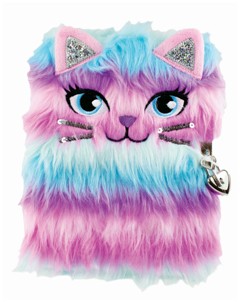 Tinka - Plush Diary with Lock - Crazy Cat (8-802137)