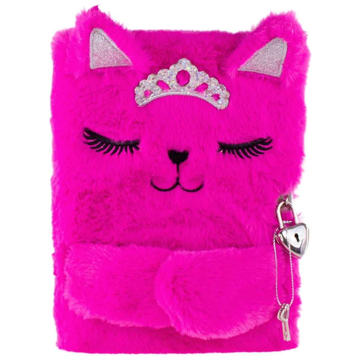 Tinka - Plush Diary with Lock - Princess Cat (8-802138) - Leker