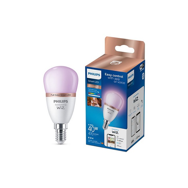 Philips  -  WiFI E14 - Colour and Tunable White - Smart Home - WiZ App Connection