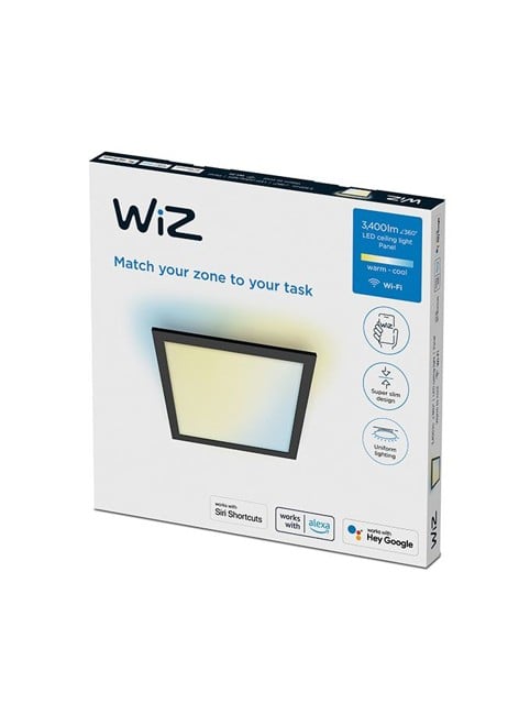 WiZ - Panel WiZ Ceiling SQ 36W Schwarz 27-65K TW
