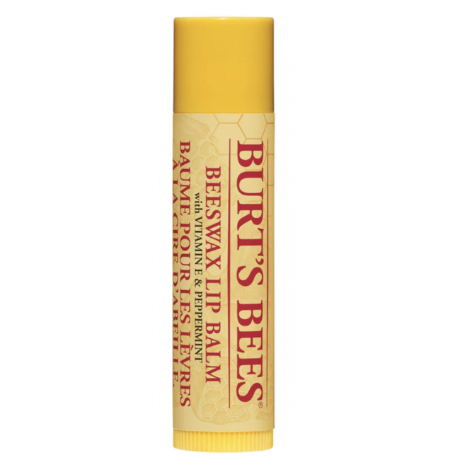 Burt's Bees - Lip Balm Beeswax - Læbepomade